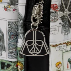 Star Wars - Darth Vader Comic Strip 10” Faux Leather Mini Backpack