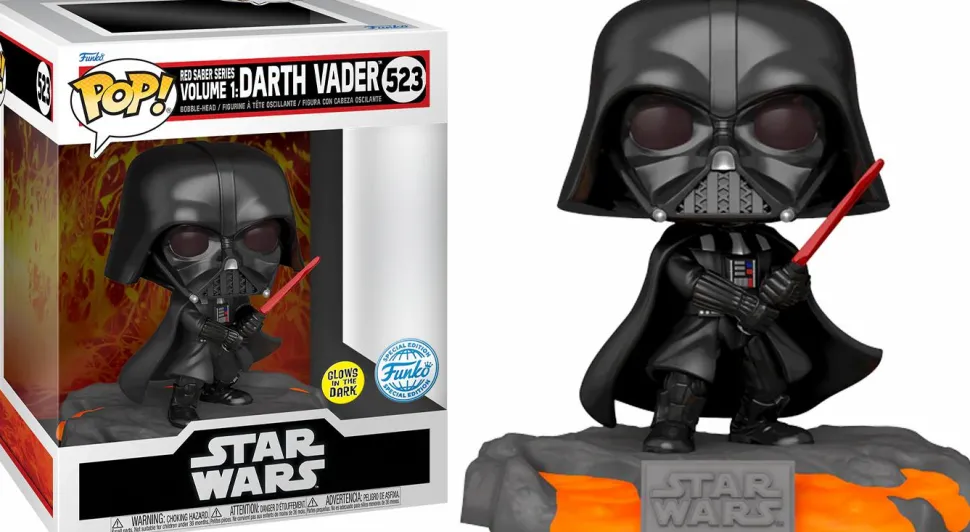 Star Wars - Darth Vader Red Saber Series Volume 1 Glow in the Dark Deluxe Pop! Vinyl Figure