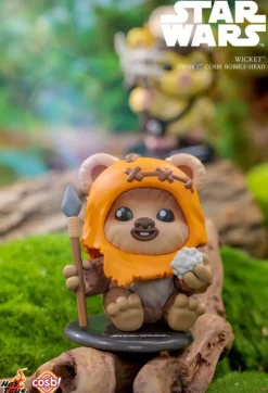 Star Wars - Ewok Cosbi Bobble-Head Collection Blind Box Hot Toys Figure (Display of 8)