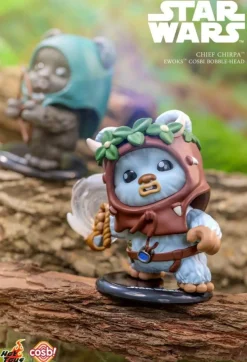 Star Wars - Ewok Cosbi Bobble-Head Collection Blind Box Hot Toys Figure (Single Unit)