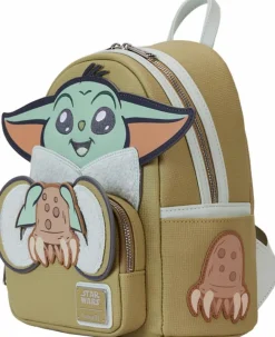 Star Wars - Grogu & Crabbies Cosplay 10" Faux Leather Mini Backpack