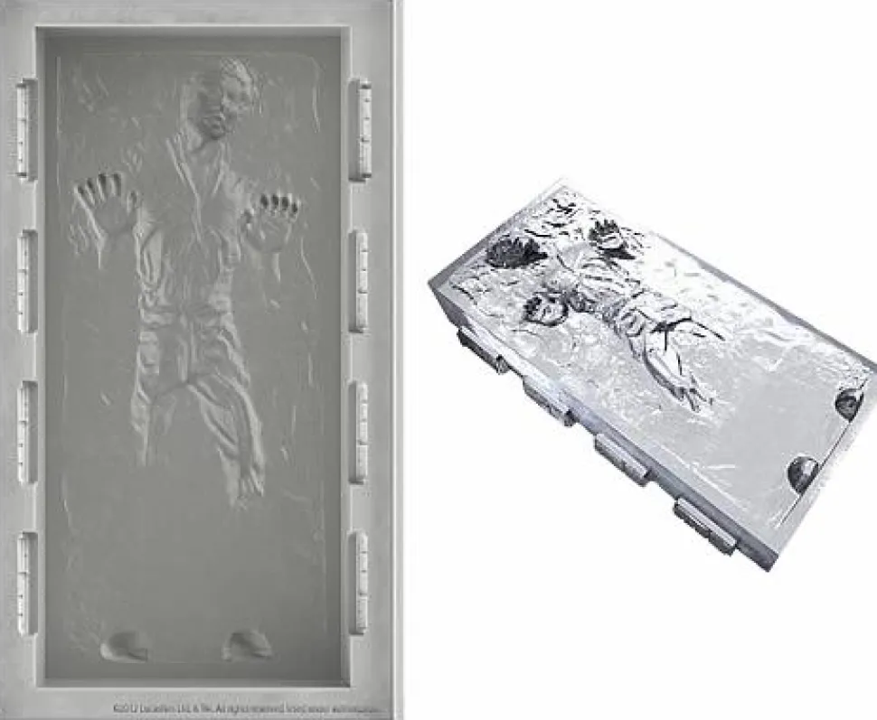 Star Wars - Han Solo in Carbonite Deluxe Size Silicone Ice Cube Tray
