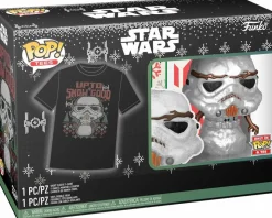 Star Wars - Holiday Stormtrooper Metallic Pop! Vinyl Figure & T-Shirt Box Set