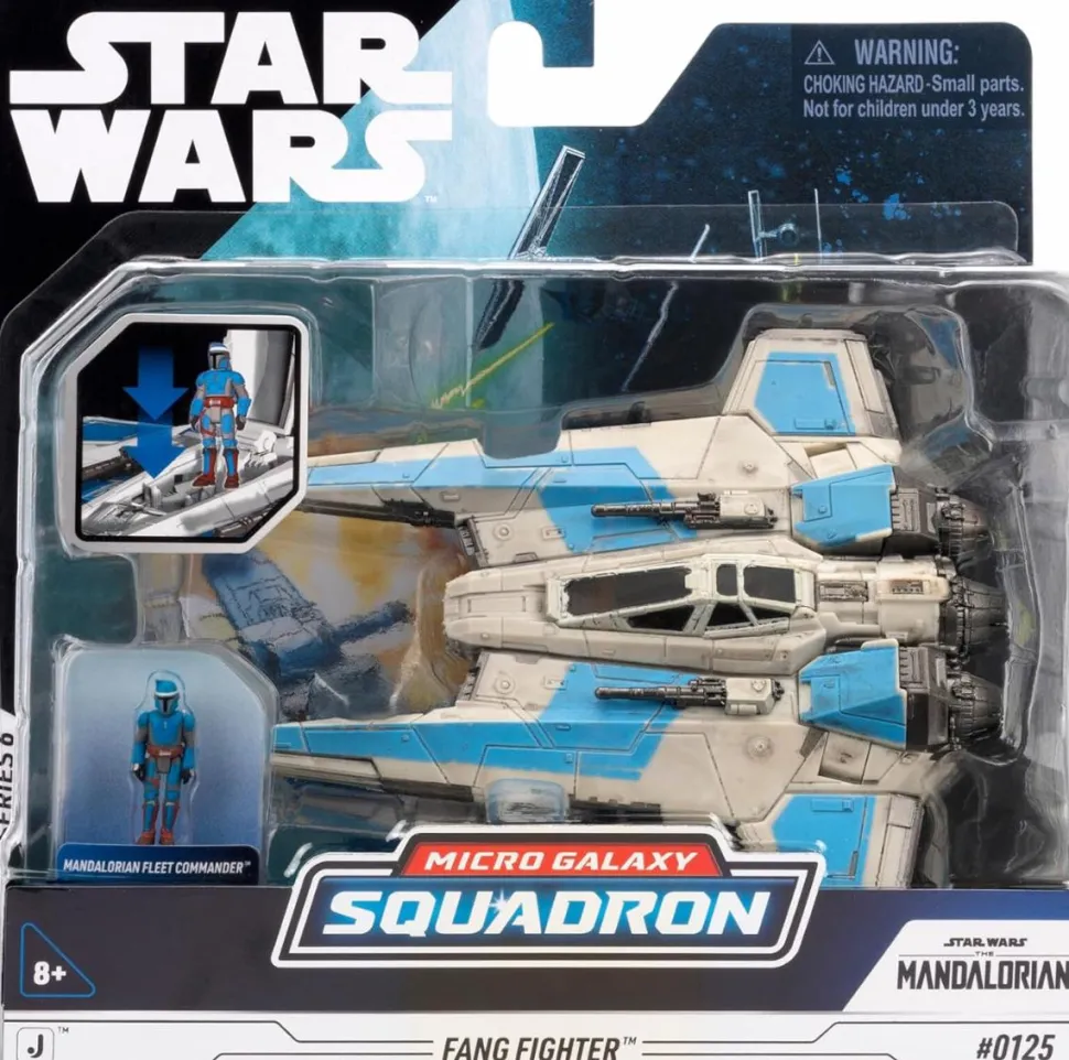 Star Wars - Micro Galaxy Squadron Fang Fighter Starfighter Class 5" Vehicle & Figure Playset (Series 06)