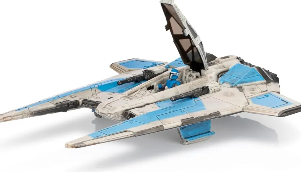 Star Wars - Micro Galaxy Squadron Fang Fighter Starfighter Class 5" Vehicle & Figure Playset (Series 06)