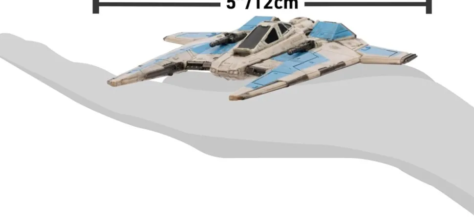 Star Wars - Micro Galaxy Squadron Fang Fighter Starfighter Class 5" Vehicle & Figure Playset (Series 06)