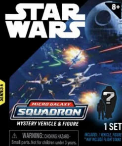 Star Wars - Micro Galaxy Squadron Series 04 Scout Class Mystery Vehicle & Figure Blind Box (Display of 12)