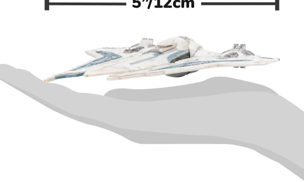 Star Wars - Micro Galaxy Squadron Bo-Katan's Gauntlet (Armada Edition) Starfighter Class 5" Vehicle & Figure Playset (Series 06)