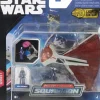 Star Wars - Micro Galaxy Squadron Asajj Ventress's Ginivex Starfighter Light Armor Class 3" Vehicle & Figure Playset (Series 01)