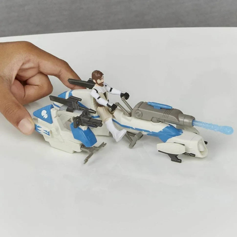 Star Wars - Obi Wan Kenobi in BARC Speeder 2.5” Action Figure Vehicle