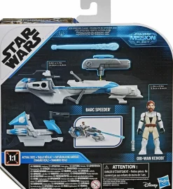 Star Wars - Obi Wan Kenobi in BARC Speeder 2.5” Action Figure Vehicle