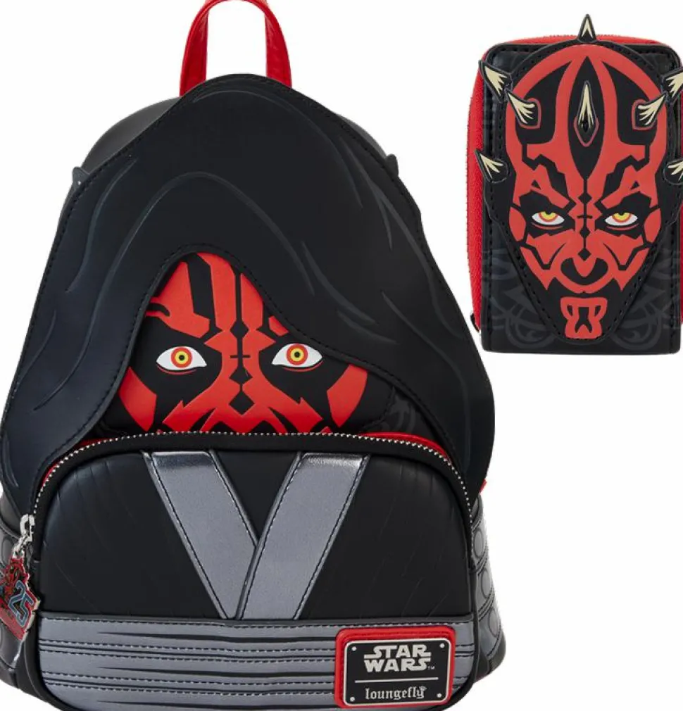 Star Wars - Phantom Menace 25th Anniversary Darth Maul Cosplay Glow in the Dark Accessory Bundle (Set of 2)