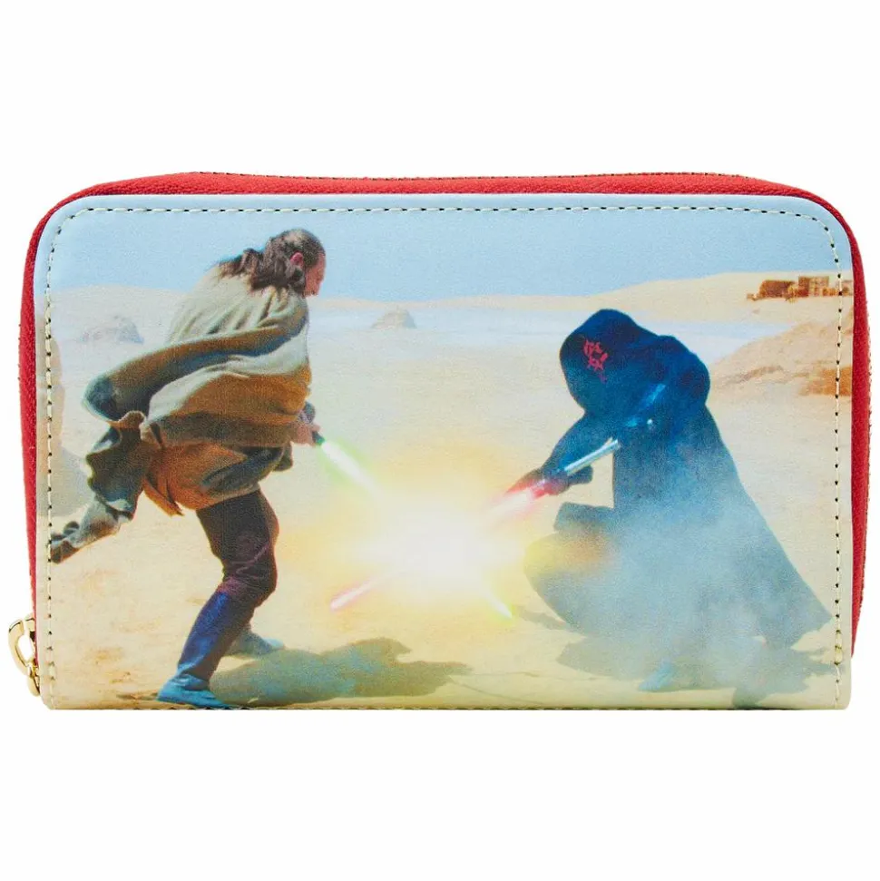 Star Wars - Phantom Menace Final Frames 4” Faux Leather Zip-Around Wallet