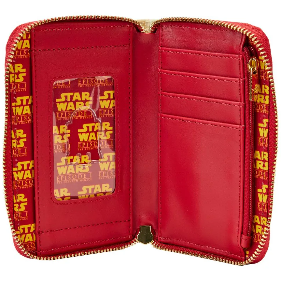 Star Wars - Phantom Menace Final Frames 4” Faux Leather Zip-Around Wallet