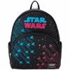 Star Wars - Rebels VS Empire Galactic Glow in the Dark Light Up 13" Faux Leather Mini Backpack