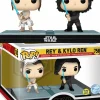 Star Wars - Rey & Kylo Ren Glow-in-the-Dark Pop! Moment Vinyl Figure