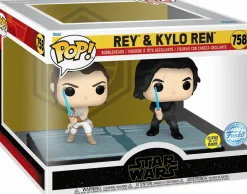 Star Wars - Rey & Kylo Ren Glow-in-the-Dark Pop! Moment Vinyl Figure