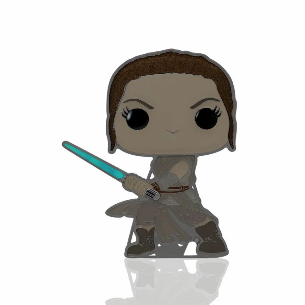 Star Wars - Rey Glow in the Dark 4” Pop! Enamel Pin
