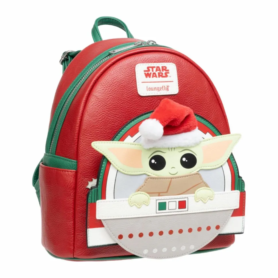 Star Wars - Santa Grogu 10" Faux Leather Mini Backpack