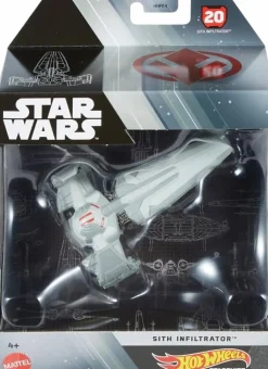 Star Wars - Sith Infiltrator Hot Wheels Starships Select 4" Die-Cast Vehicle Replica