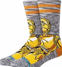 Star Wars - Star Wars x Stance C-3PO Crew Socks (One Size)