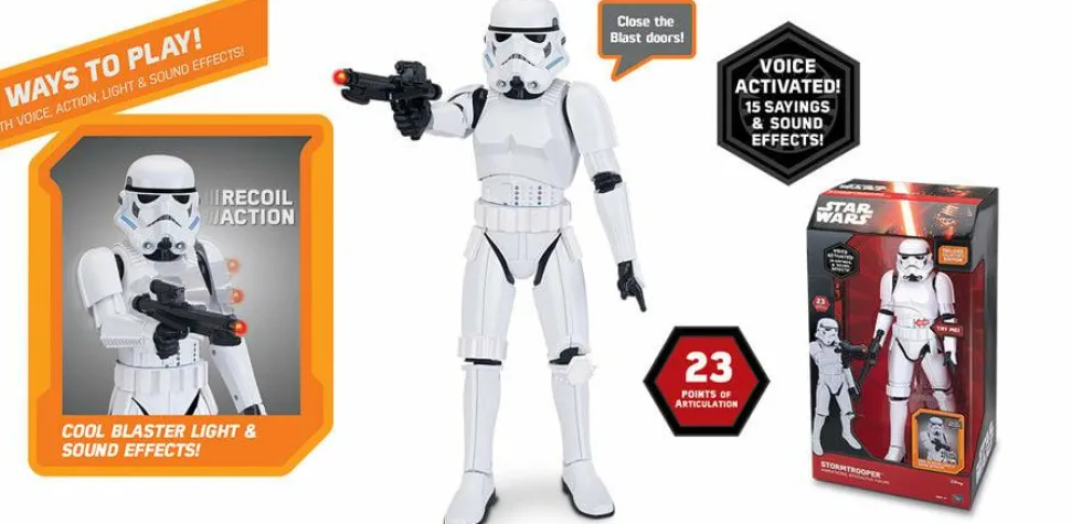 Star Wars - Storm Trooper Animatronic Interactive 16” Action Figure