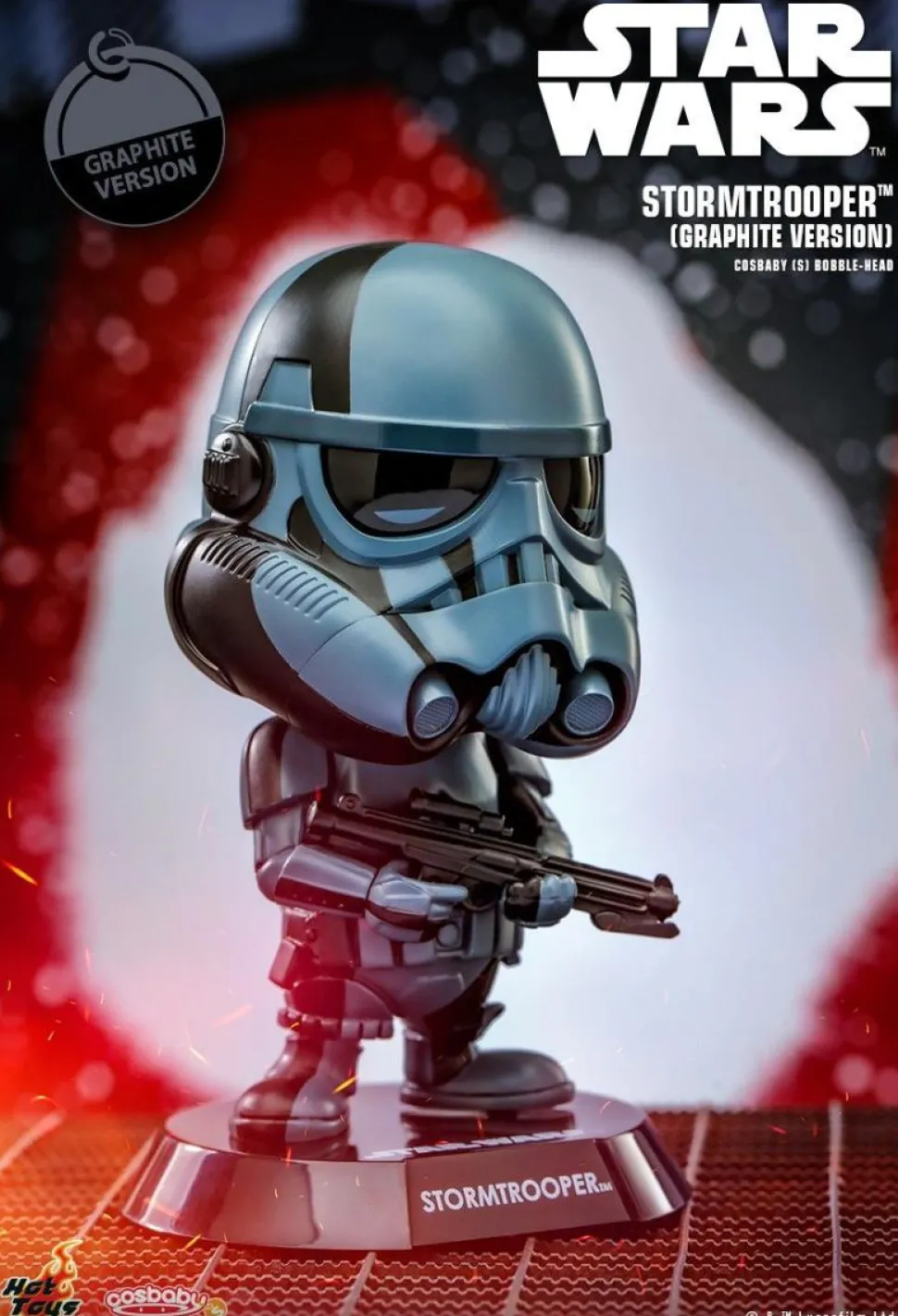 Star Wars - Stormtrooper (Graphite Version) Cosbaby (S) Hot Toys Figure