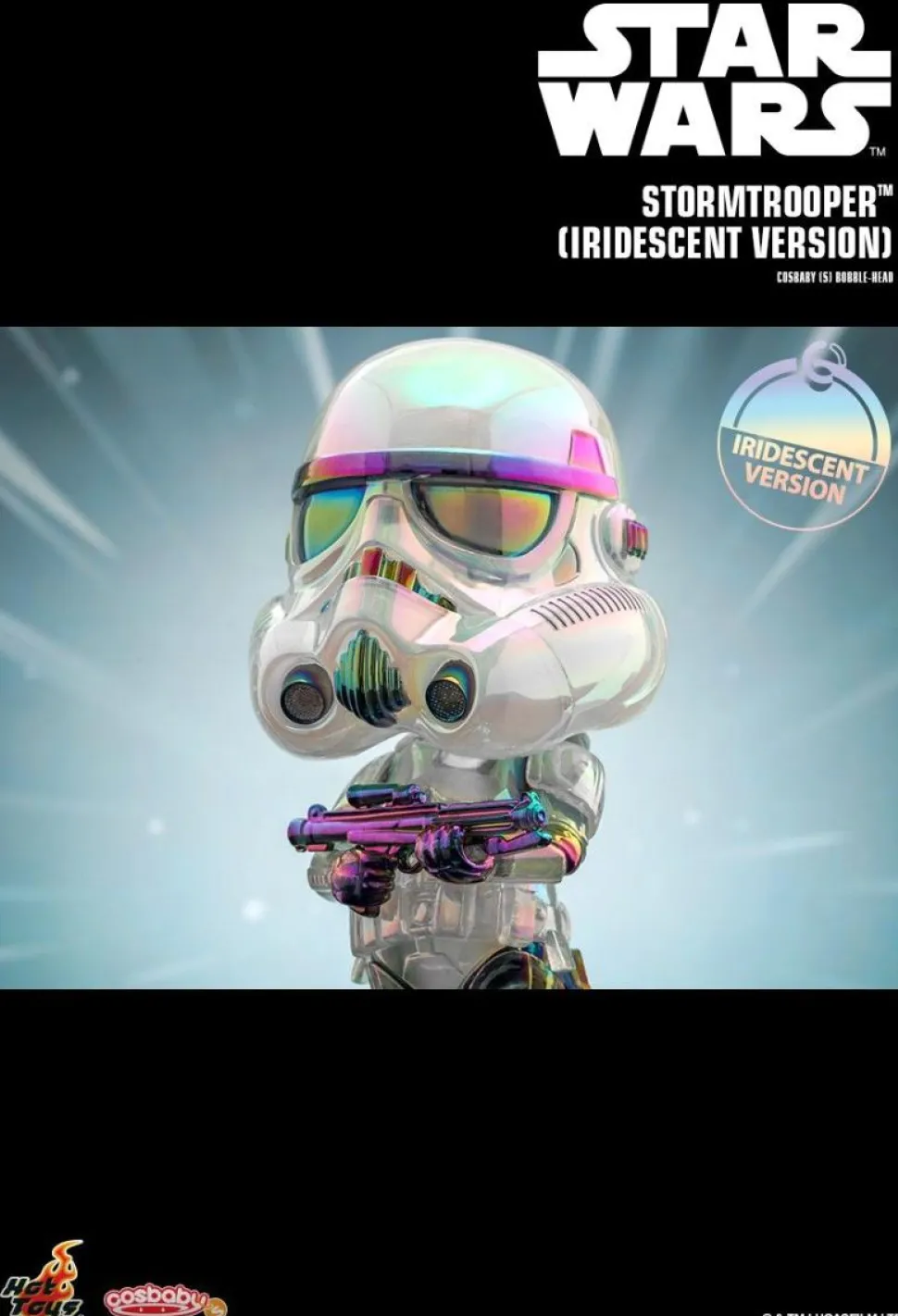 Star Wars - Stormtrooper (Iridescent Version) Cosbaby (S) Hot Toys Bobble Head Figure