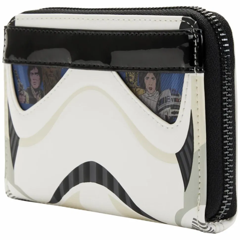 Star Wars - Stormtrooper Lenticular Cosplay 4” Faux Leather Zip-Around Wallet