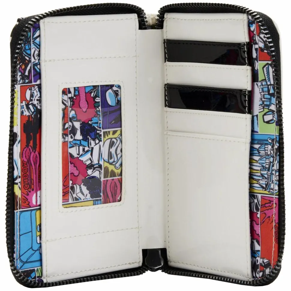 Star Wars - Stormtrooper Lenticular Cosplay 4” Faux Leather Zip-Around Wallet