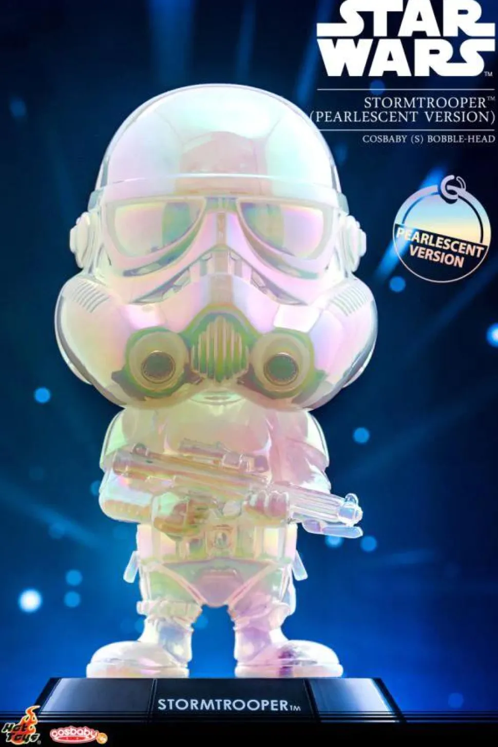 Star Wars - Stormtrooper (Pearlescent Version) Cosbaby (S) Hot Toys Bobble Head Figure