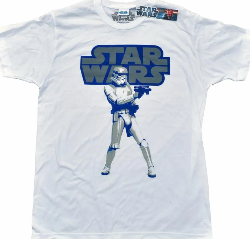 Star Wars - Stormtrooper 2-Tone White Male T-Shirt