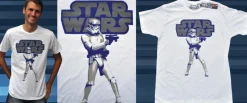 Star Wars - Stormtrooper 2-Tone White Male T-Shirt