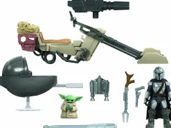 Star Wars - The Mandalorian with The Child in Speeder 2.5” Action Figure Vehicle