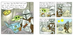 Star Wars - The Mandalorian and Child by Jeffrey Brown Hardcover Book