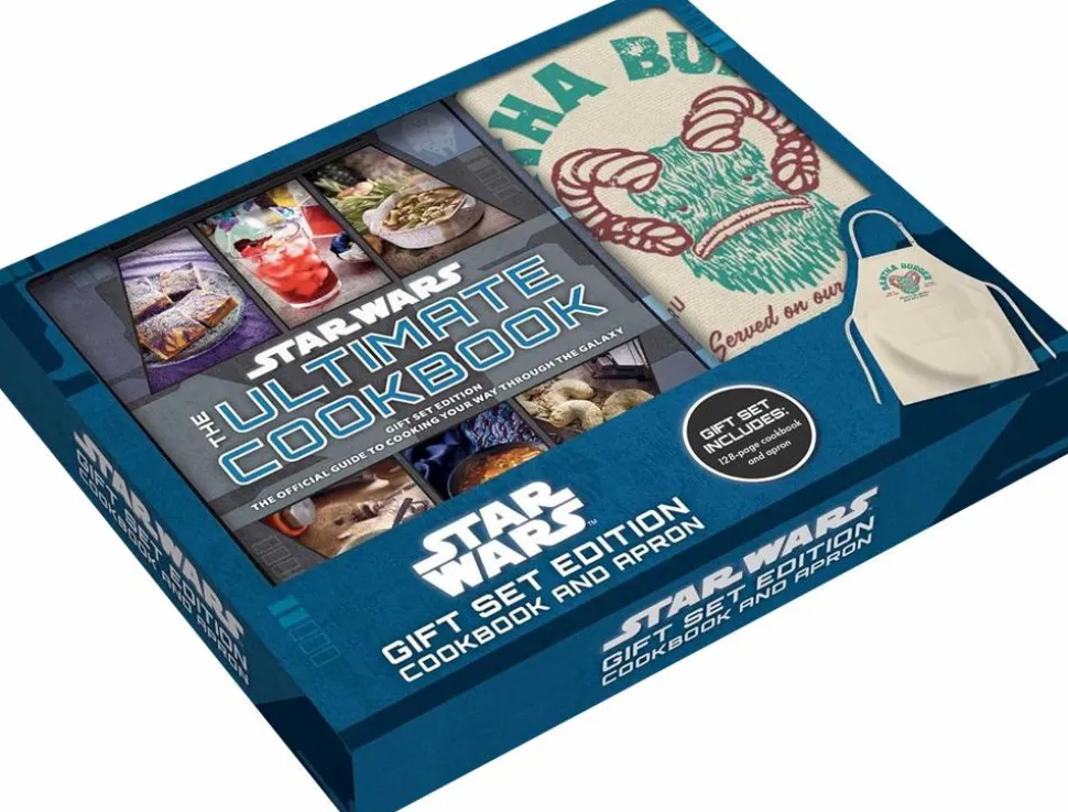 Star Wars - The Ultimate Cookbook Hardcover Book & Apron Gift Set