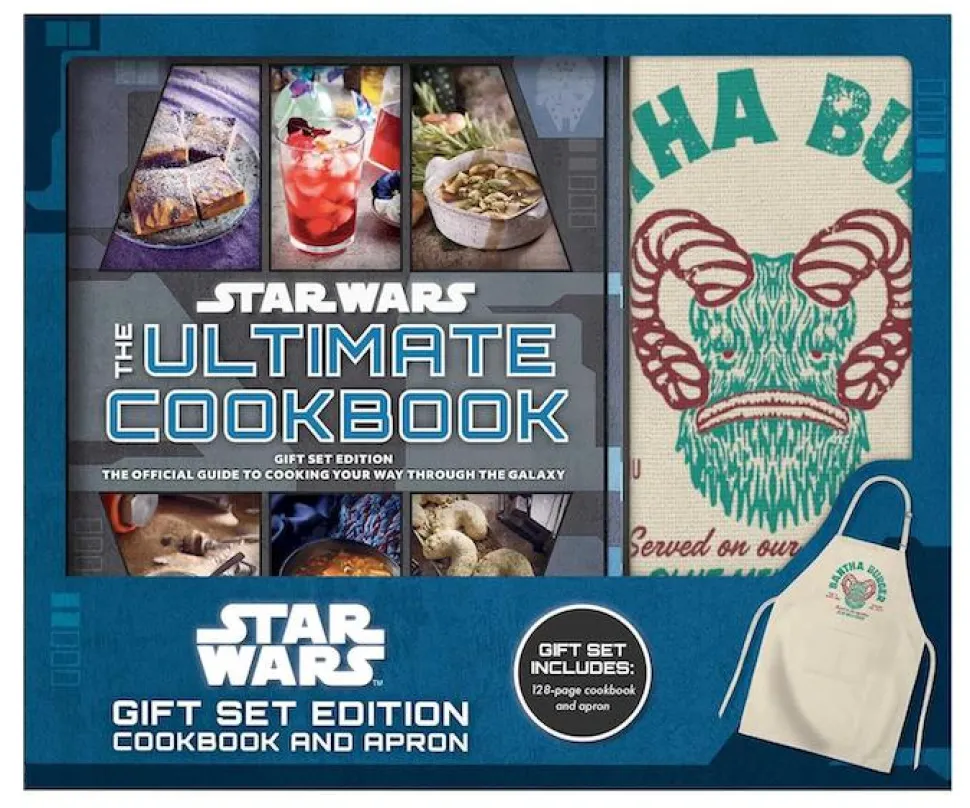 Star Wars - The Ultimate Cookbook Hardcover Book & Apron Gift Set