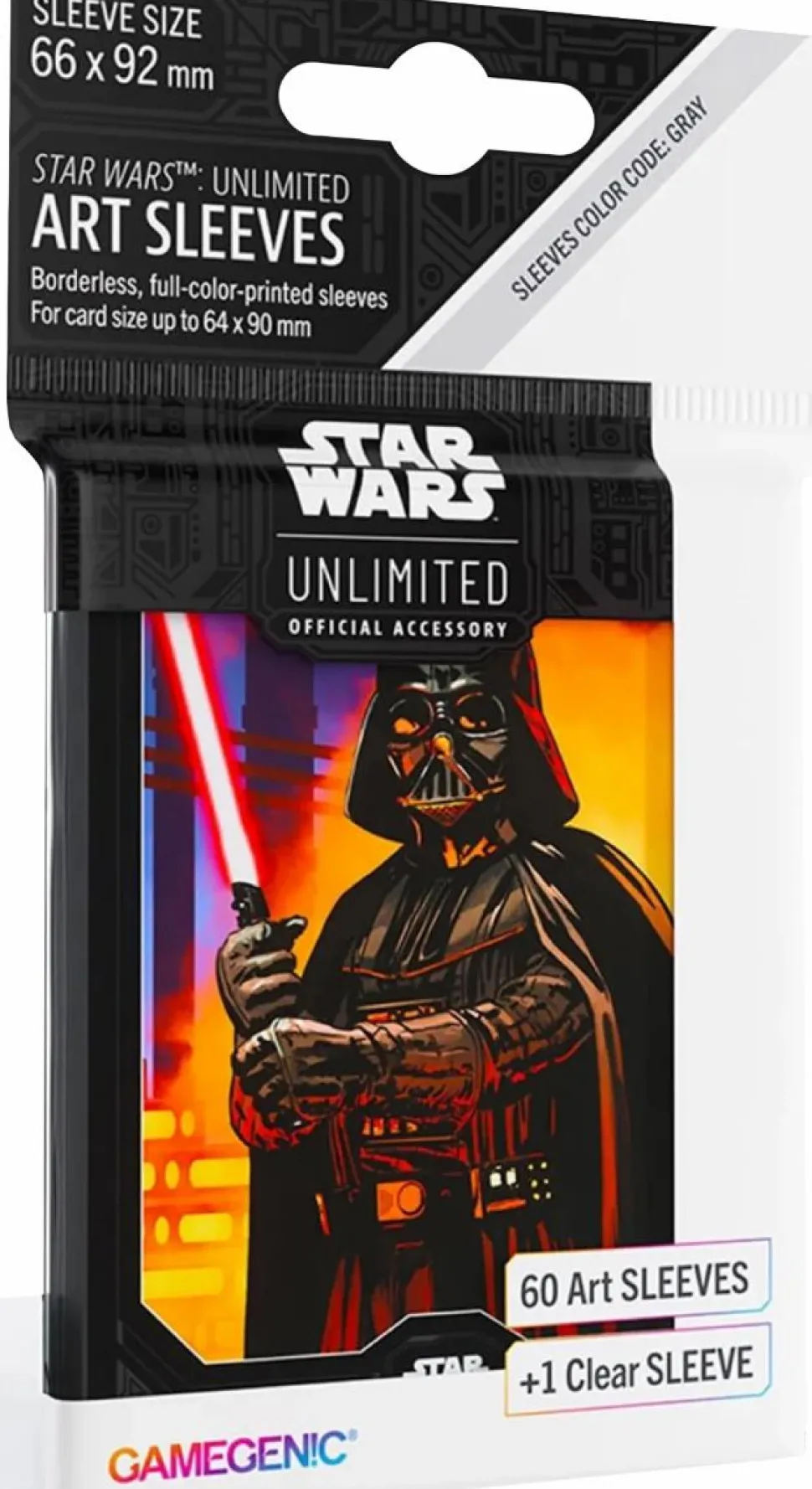 Star Wars - Unlimited Darth Vader Art Standard Deck Protector Sleeves (60 Count)