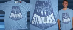 Star Wars - X-Wing Retro Blue Male T-Shirt