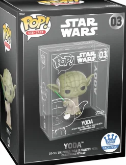 Star Wars - Yoda with Lightsaber Diecast Metal Pop! Vinyl Figure (Funko / Popcultcha Exclusive)