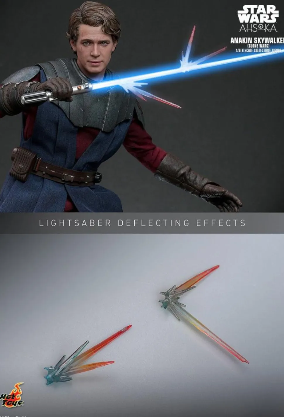 Star Wars: Ahsoka - Anakin Skywalker (Clone Wars) 1/6th Scale Hot Toys Action Figure
