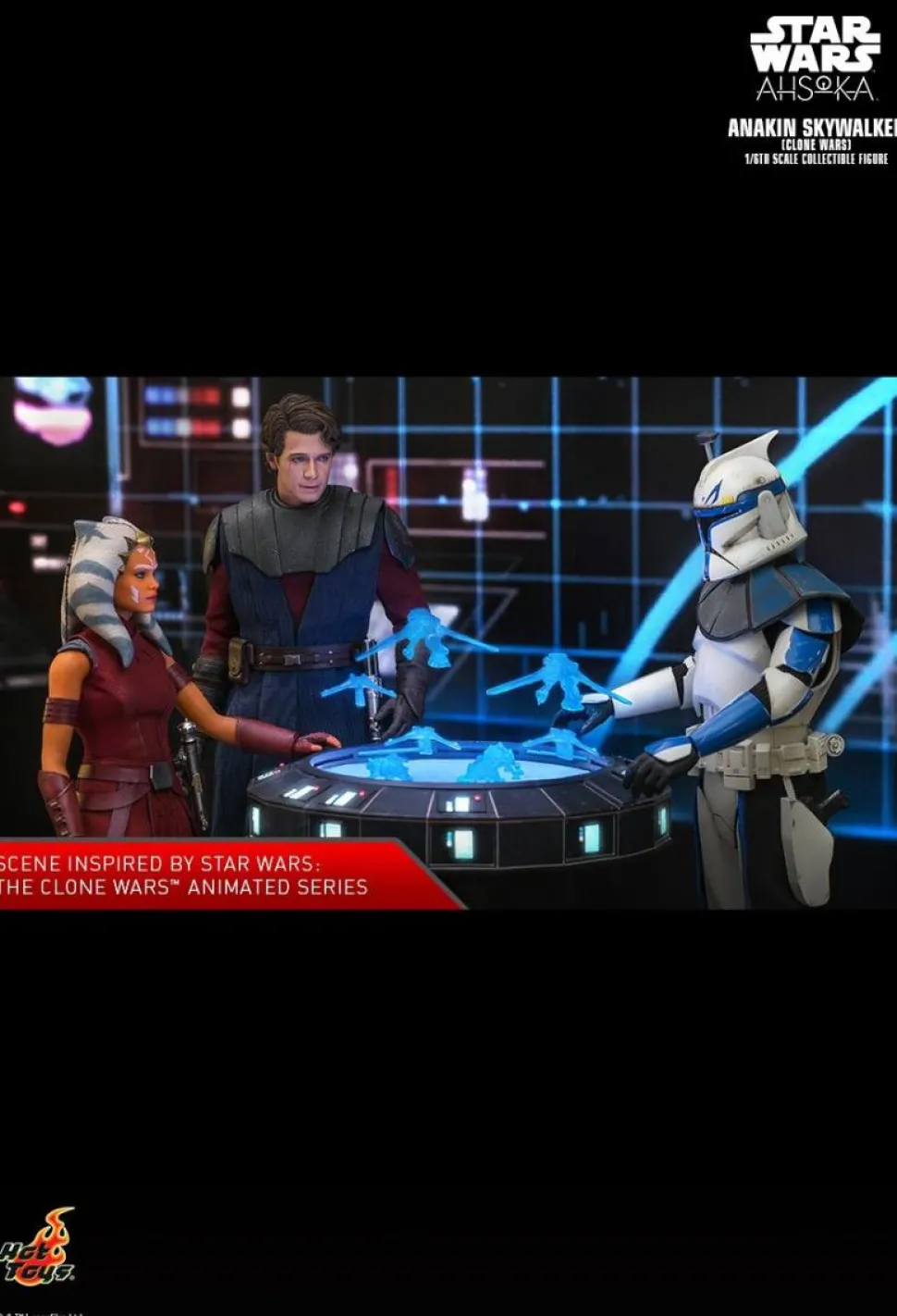 Star Wars: Ahsoka - Anakin Skywalker (Clone Wars) 1/6th Scale Hot Toys Action Figure