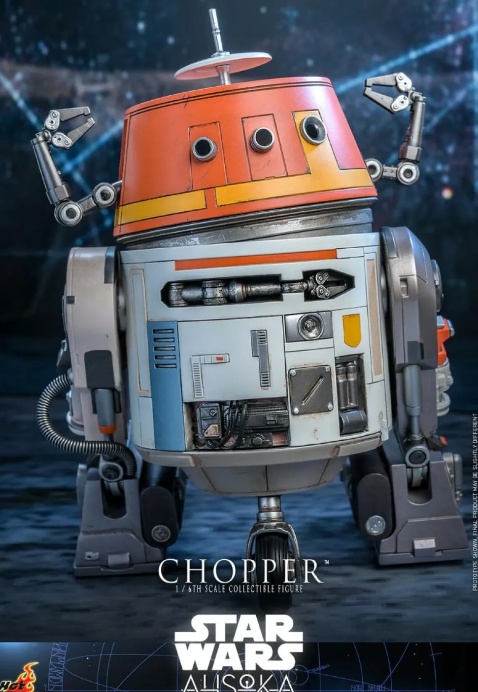 Star Wars: Ahsoka - Chopper 1/6th Scale Hot Toys Action Figure