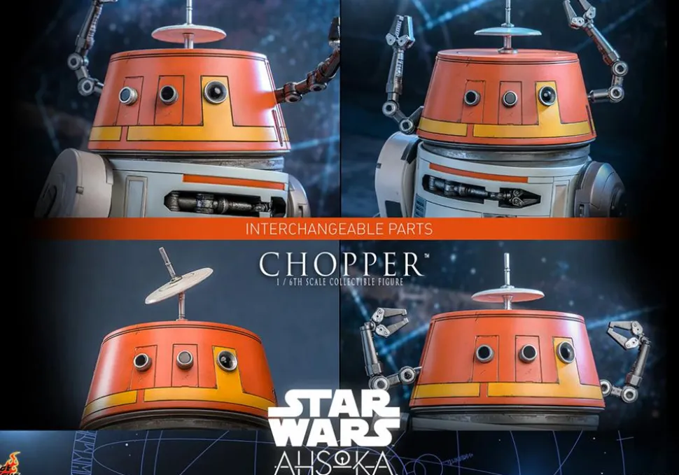 Star Wars: Ahsoka - Chopper 1/6th Scale Hot Toys Action Figure