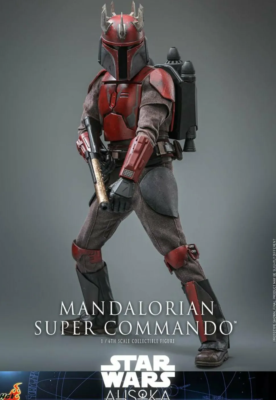 Star Wars: Ahsoka - Mandalorian Super Commando 1/6th Scale Hot Toys Action Figure