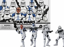 Star Wars: Ahsoka - Phase II Clone Trooper Vintage Collection Kenner 3.75" Scale Action Figure 4-Pack
