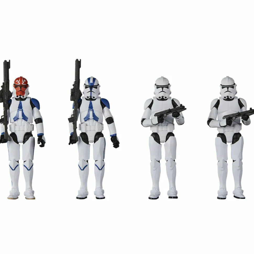 Star Wars: Ahsoka - Phase II Clone Trooper Vintage Collection Kenner 3.75" Scale Action Figure 4-Pack