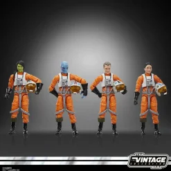 Star Wars: Ahsoka - X-Wing Pilot Vintage Collection Kenner 3.75" Scale Action Figure 4-Pack