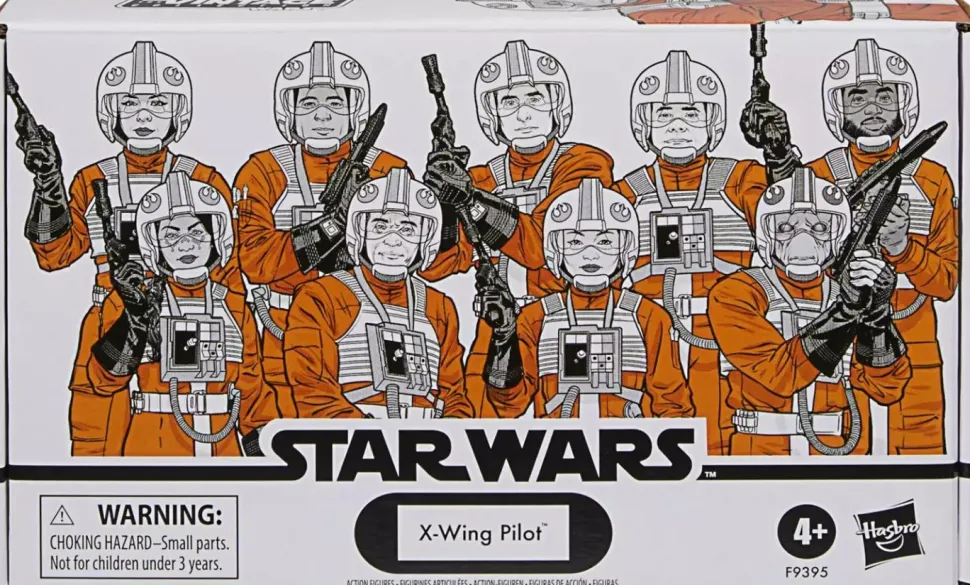 Star Wars: Ahsoka - X-Wing Pilot Vintage Collection Kenner 3.75" Scale Action Figure 4-Pack
