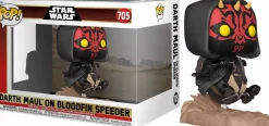 Star Wars Episode I: The Phantom Menace - Darth Maul on Bloodfin Speeder 25th Anniversary Pop! Rides Vinyl Figure